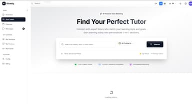 Tutor Search - AI-powered matching with 500+ expert tutors
