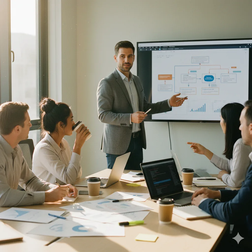 Zespol DevOps monitorujacy klaster Kubernetes w produkcji